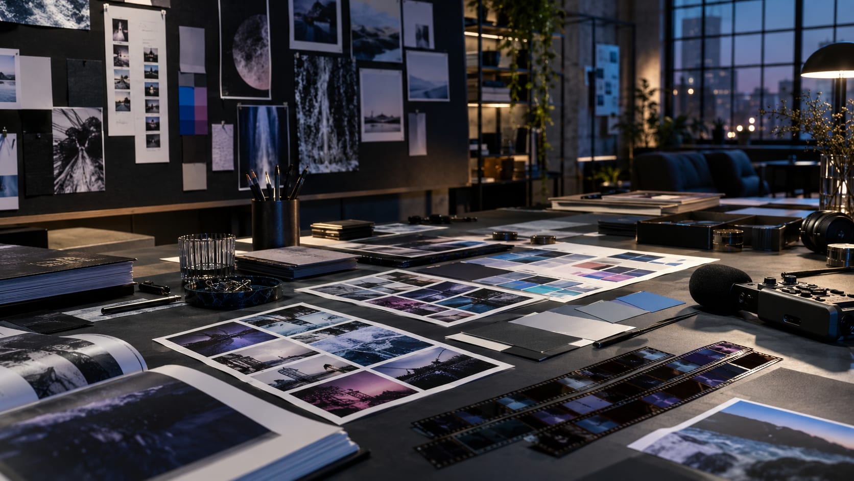 Creative direction and production workspace